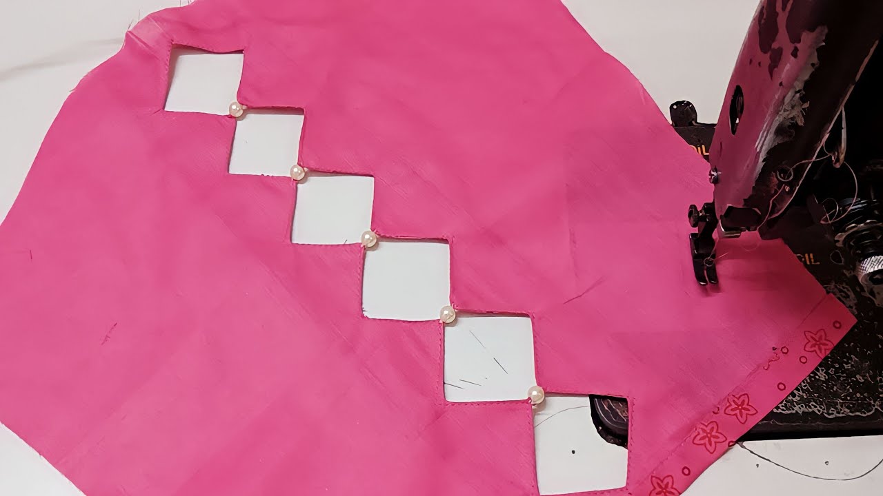 Barfi cut sleeves design cutting and stitching/very beautiful new sleeves design/baju design