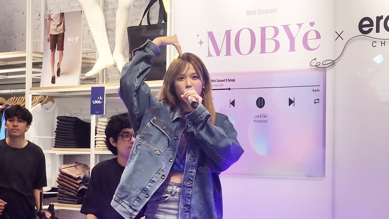 [FANCAM] 240505 MOBYe (โมบาย) @ MOBYe x era-won Mini Concert at Siam Square One