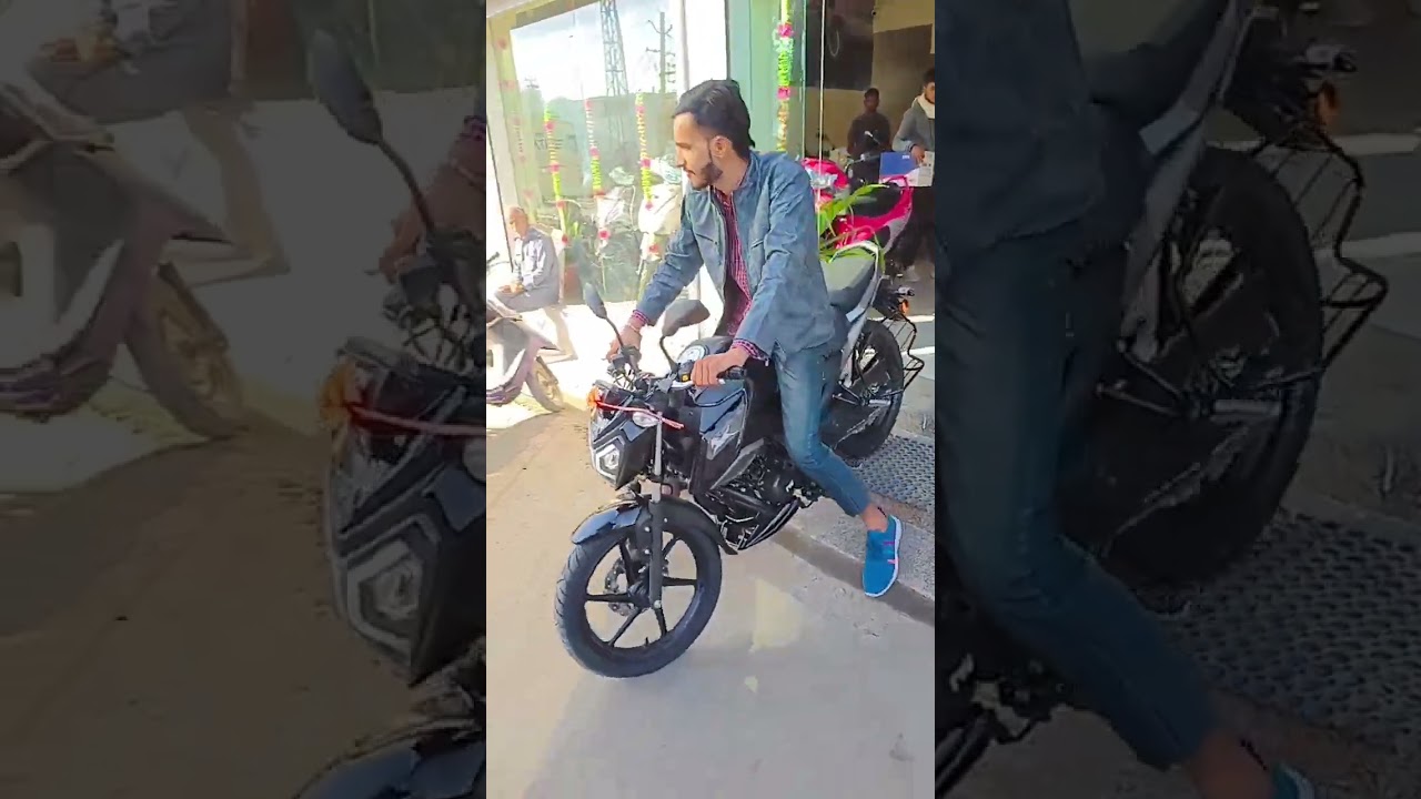 TVs raider 125 black colour