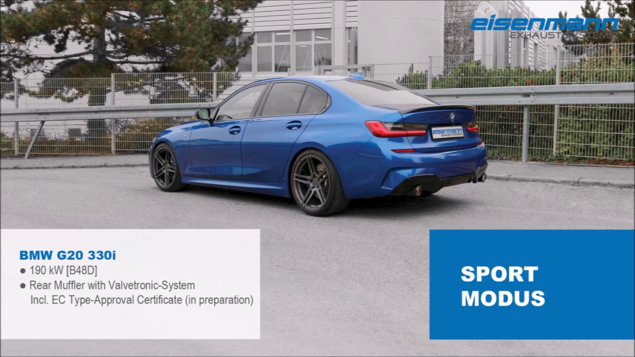BMW G20 330i - EISENMANN Exhaust Systems - Soundfile mit OPF #1