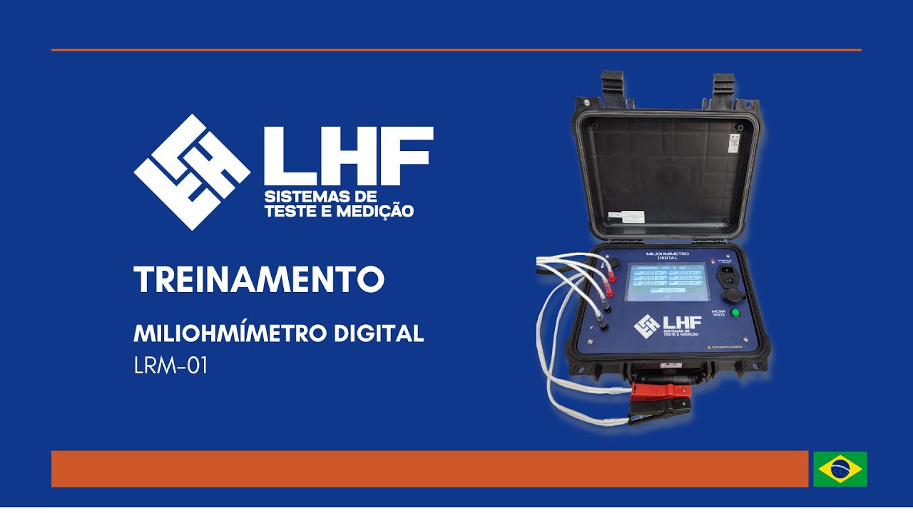 Treinamento - Miliohmímetro Digital LHF - LRM 01