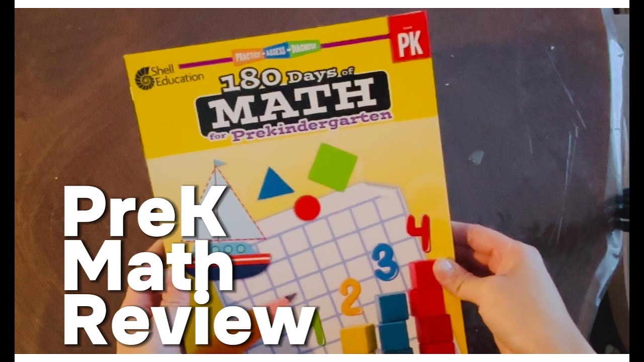 Shell Education PreKindergarten 180 Days of Math Book Review