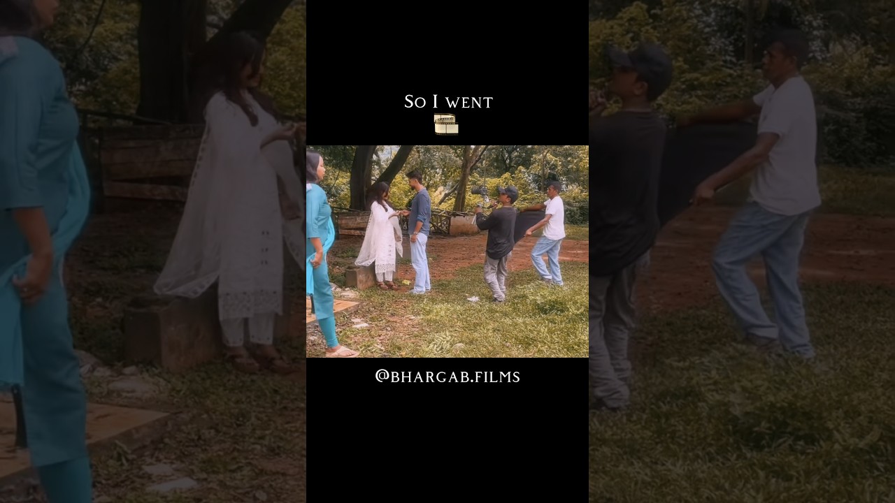 I started doing what I love; and I love it now&hellip; #behindthescenes #bhargabfilms #cinematography