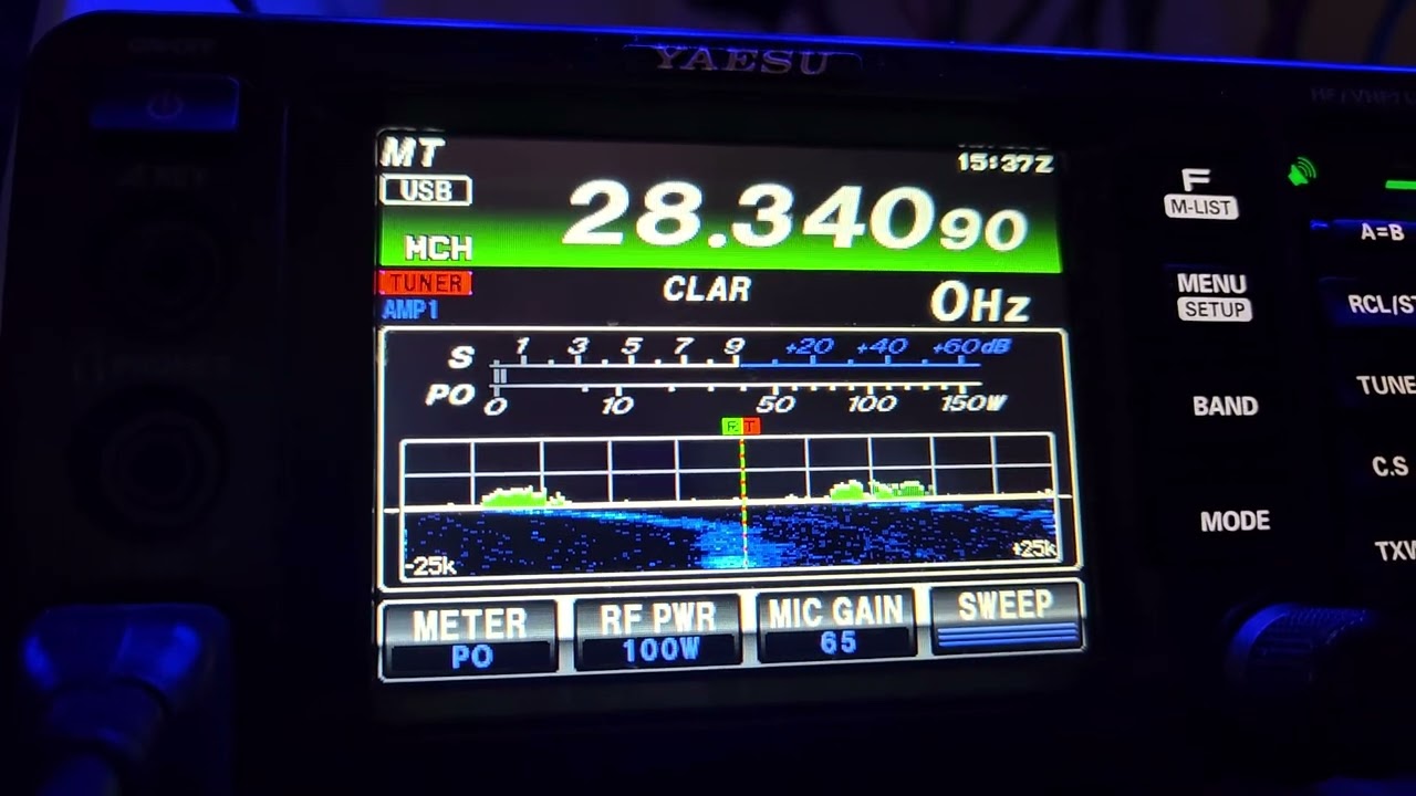 10 meter band scan (Lower half)