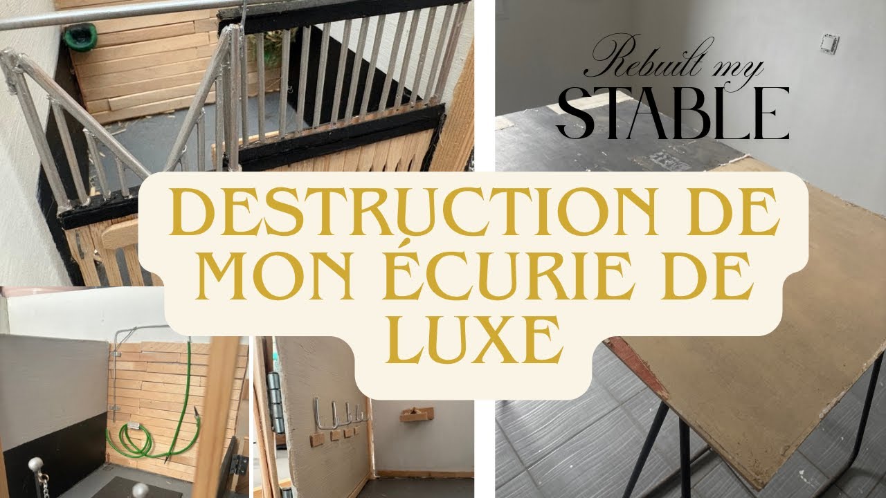 Rebuilt My Stable - ÉPISODE 1 : Destruction complète de mon écurie de luxe !