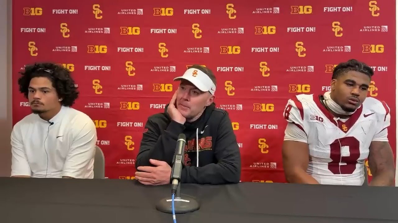 Пресс-конференция после матча USC против Nebraska