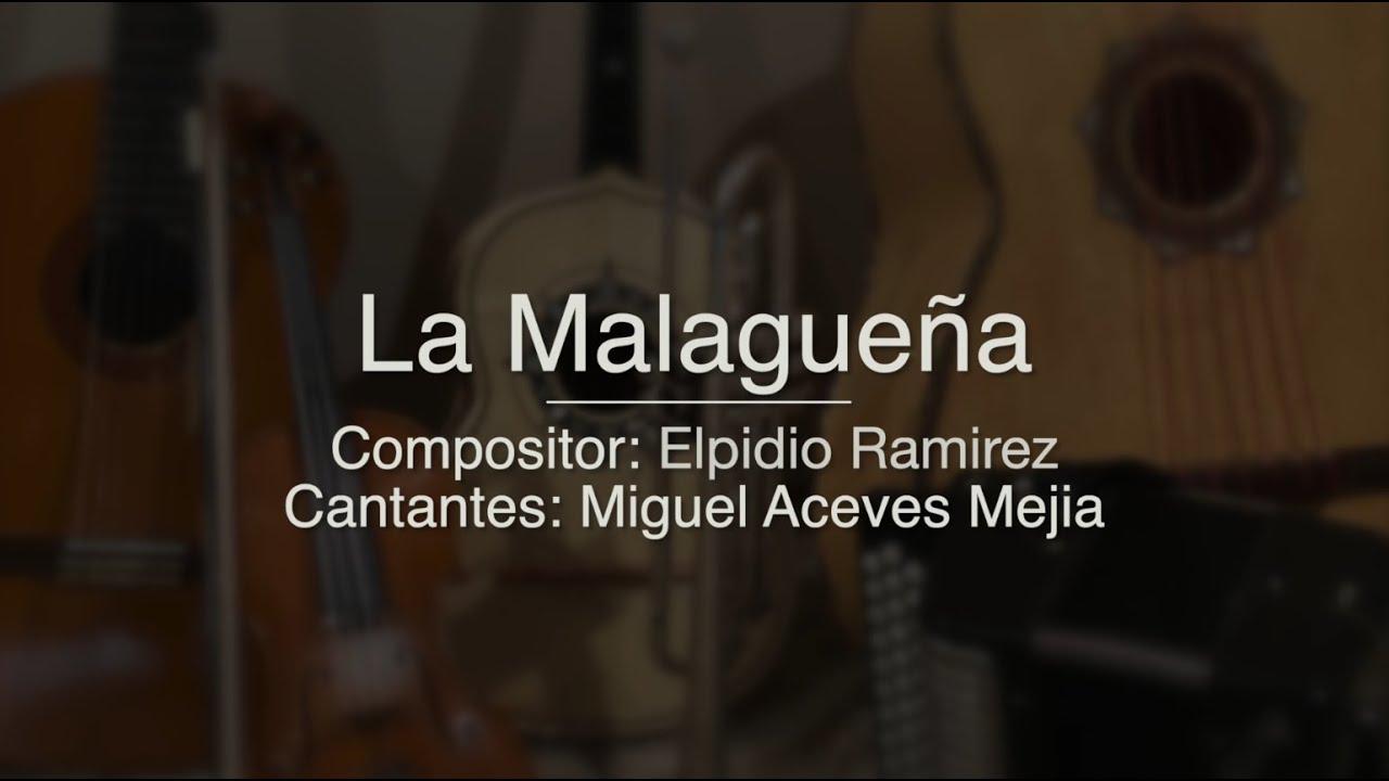 La Malagueña - Puro Mariachi Karaoke - Miguel Aceves Mejia