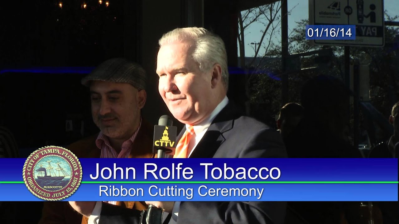 John Rolfe Tobacco Ribbon Cutting Ceremony - January, 2014