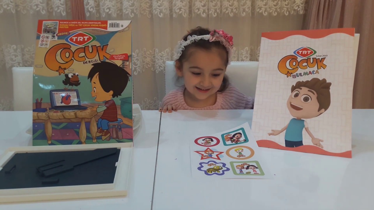 Şubat 2019 Dergi incelemesi: TRT Çocuk Dergisi- Eğitici çocuk videoları