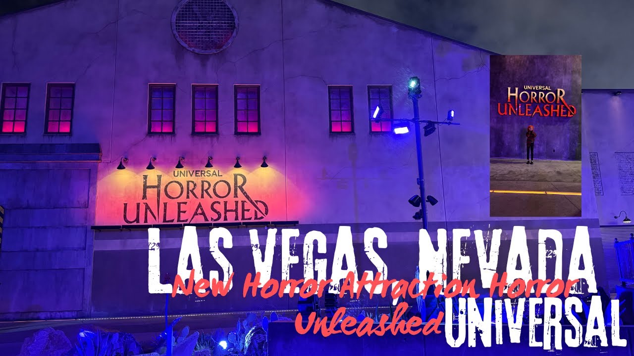 Las Vegas Nevada NEWEST Horror Attraction Universal Horror Unleashed 2025 !!!