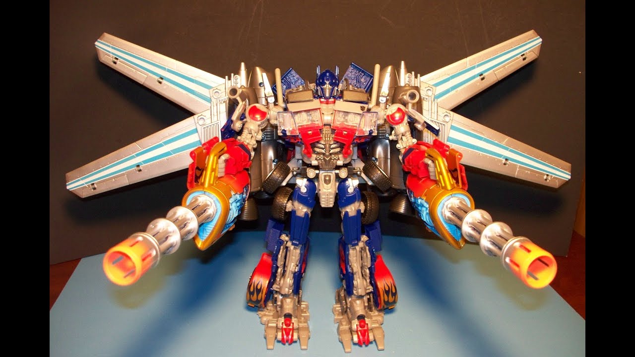 TRANSFORMERS DOTM AMAZON EXCLUSIVE JETWING OPTIMUS PRIME TOY REVIEW