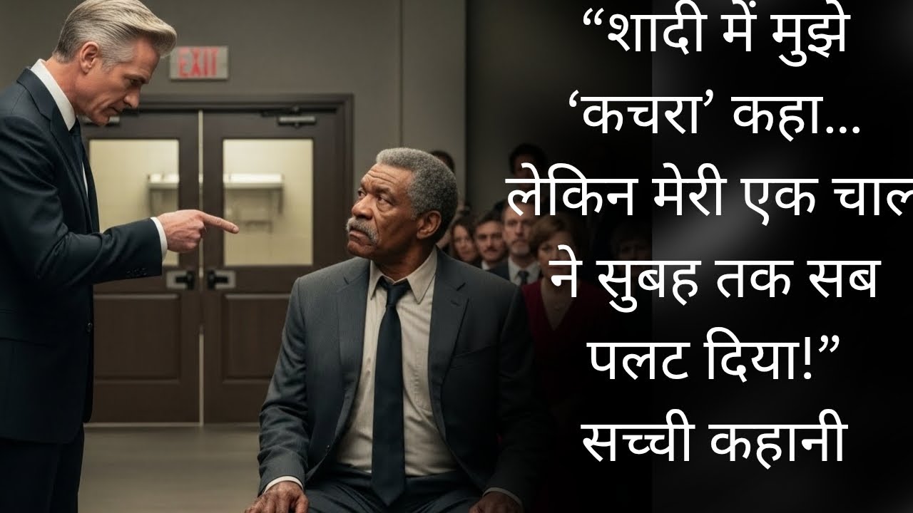 “बेटे की शादी में 500 लोगों के सामने मुझे ‘कचरा’ कहा… मैंने एक कॉल किया, और सुबह तक उनका सब कुछ गिरव
