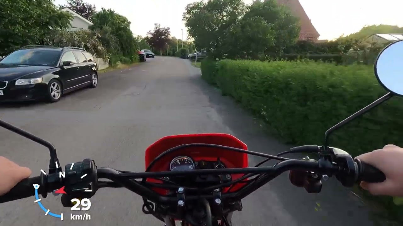 Honda Mt5 65cc GOPRO TEST  (raw footage)