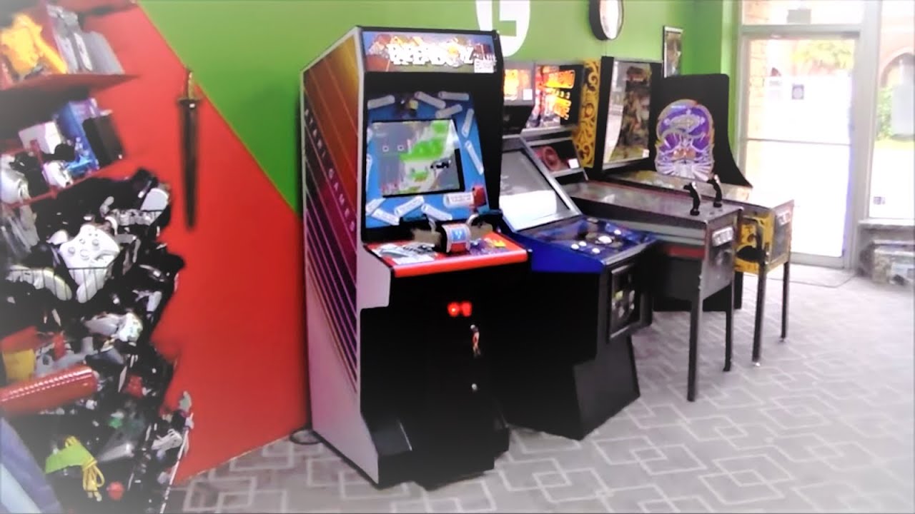 Atari's Legendary Paperboy Arcade Game Cabinet from 1984!