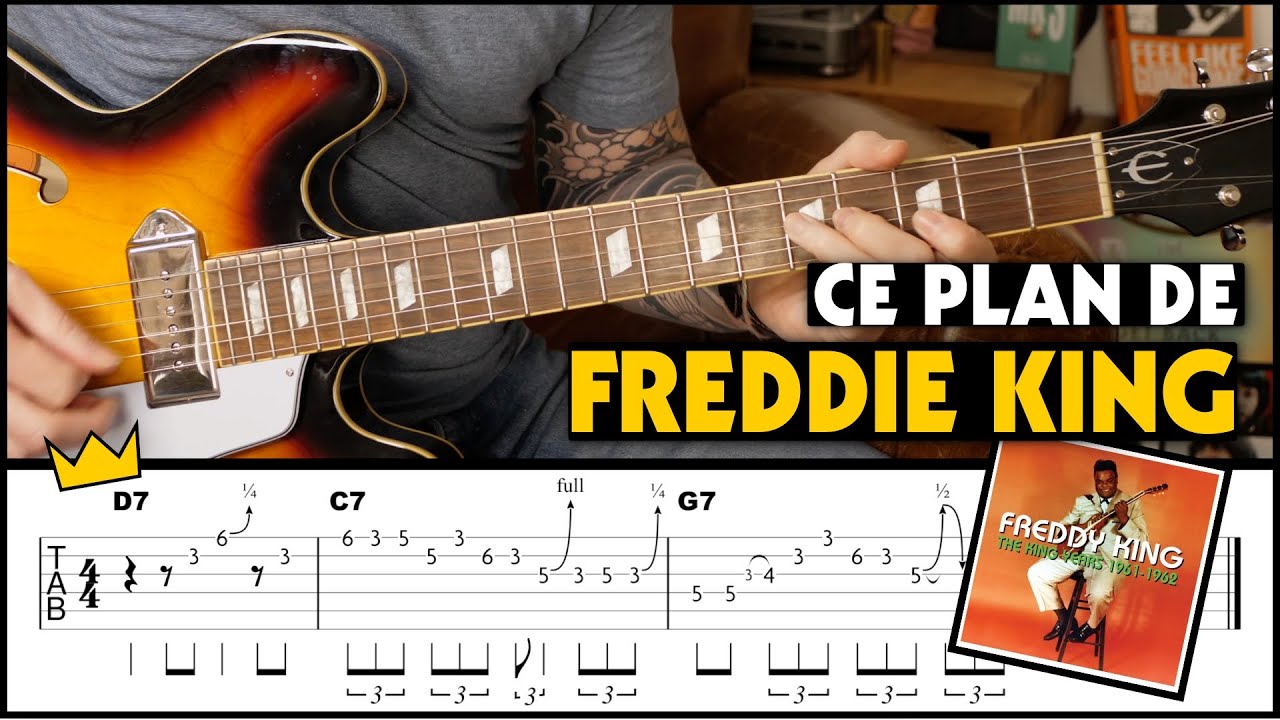 Plan blues à la Freddie King | Tuto guitare BLUES