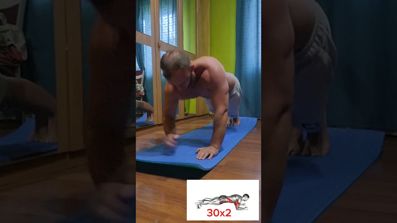 Exercitiul Plank (Plansa)&nbsp;pentru definire si marire volum abdomen🔝 #subscribe #like