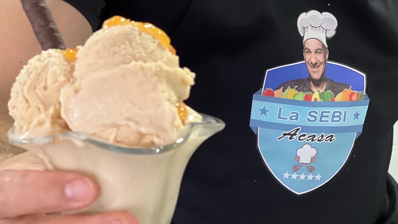 INGHETATA de CASA cu fructe [CAISE] 🍦