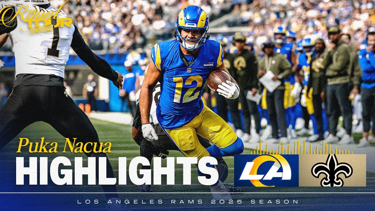 HIGHLIGHTS: Puka Nacua's Best Catches In 7-Reception, 95-Yard Game vs. Saints