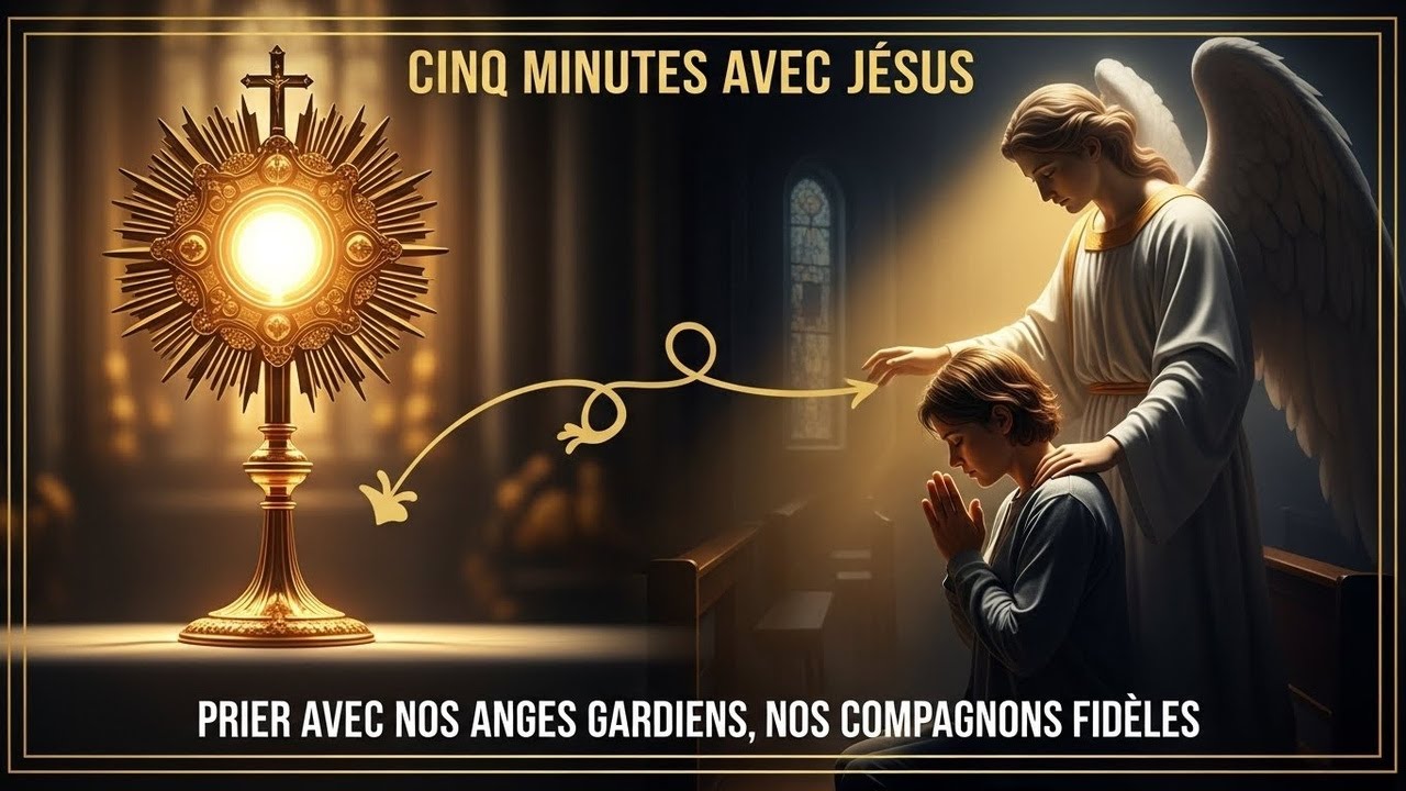 Cinq Minutes avec Jésus au Saint-Sacrement : Prier avec nos anges gardiens, nos compagnons fidèles.