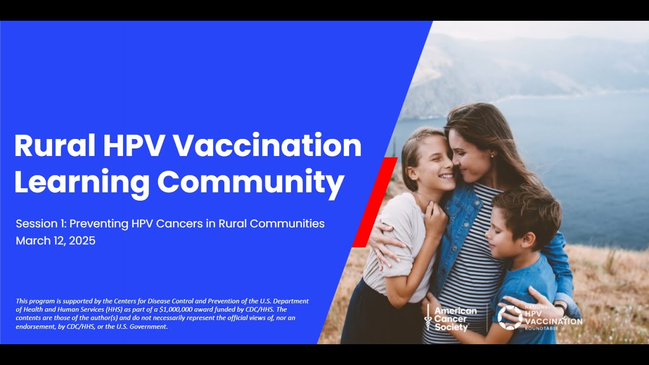 2025 Rural HPV Vaccination Learning Community - Kickoff Call