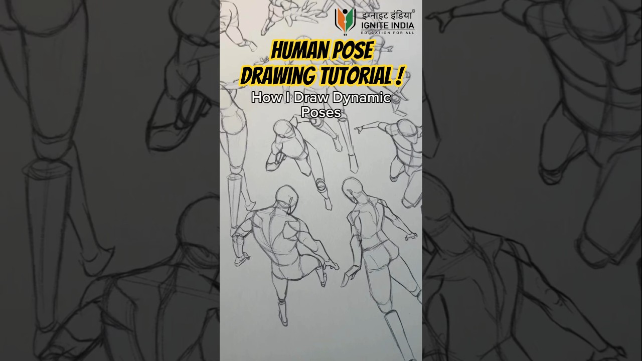 NIFT Drawing Tips of Human Pose #nift#drawing#niftexam#sketch#igniteindia#design#nid#art#examtips#1