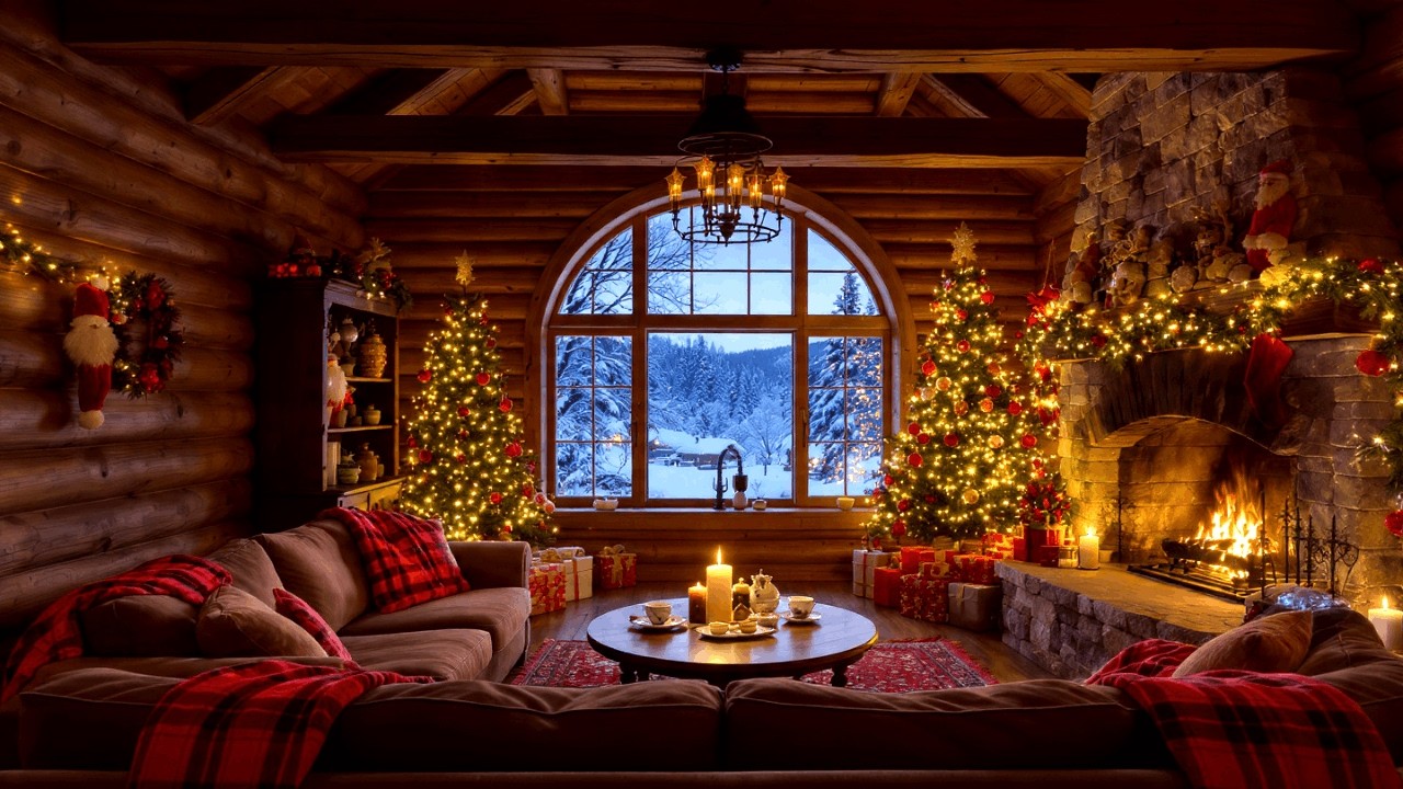 Smooth Jazz by the Fireplace for Work – Cozy Instrumental Jazz to Focus and Relax Tonight