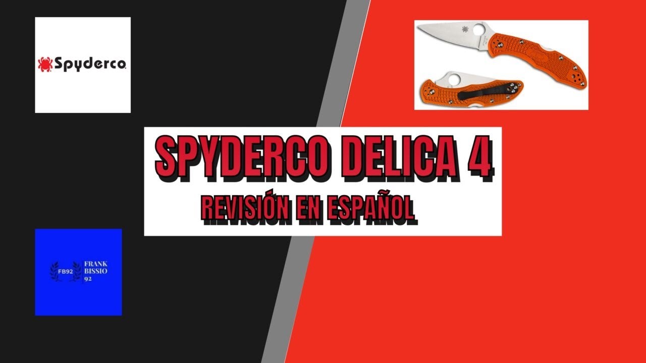 Navaja Spyderco Delica 4. Revisión en español