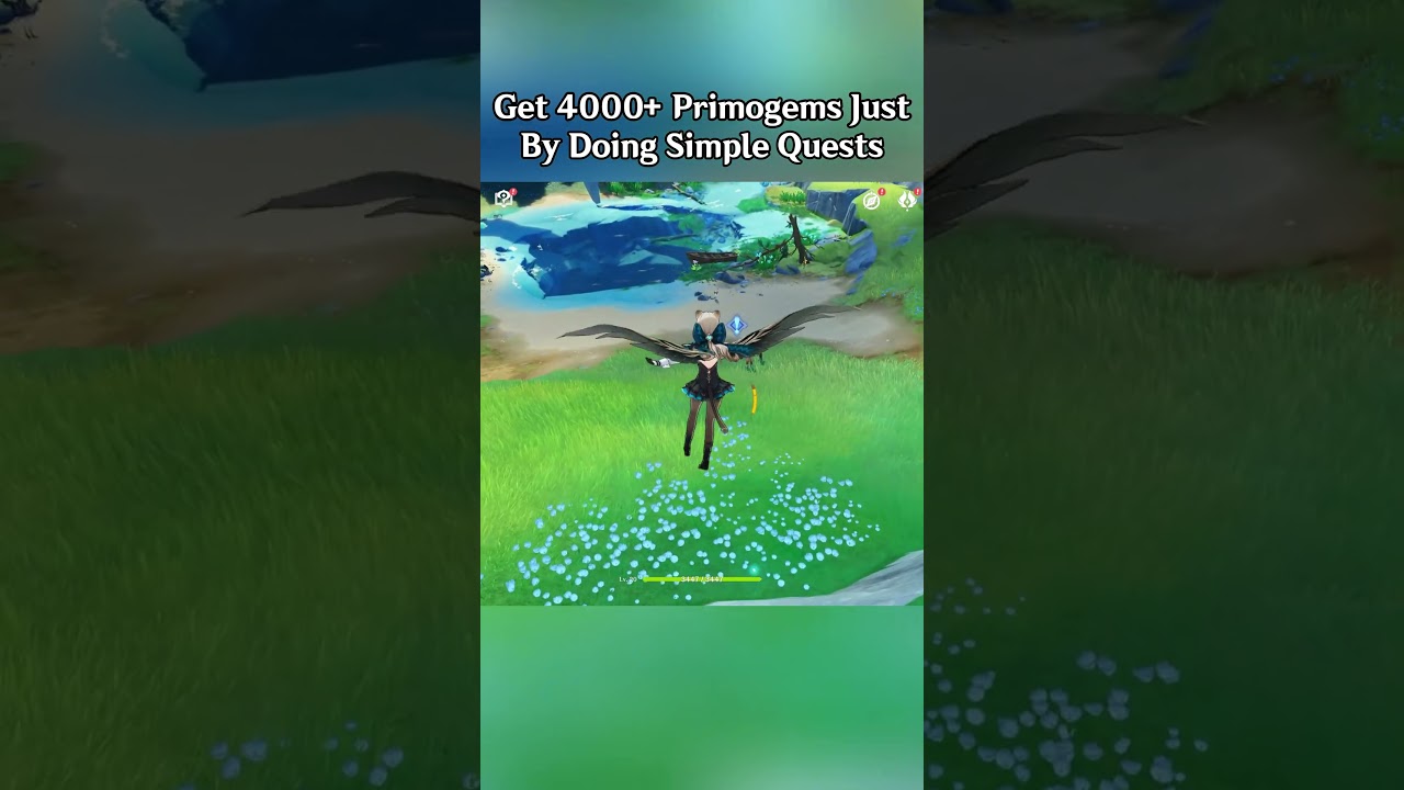 4000 Primogems by doing longest quests in game #genshinimpact #genshintips #shorts