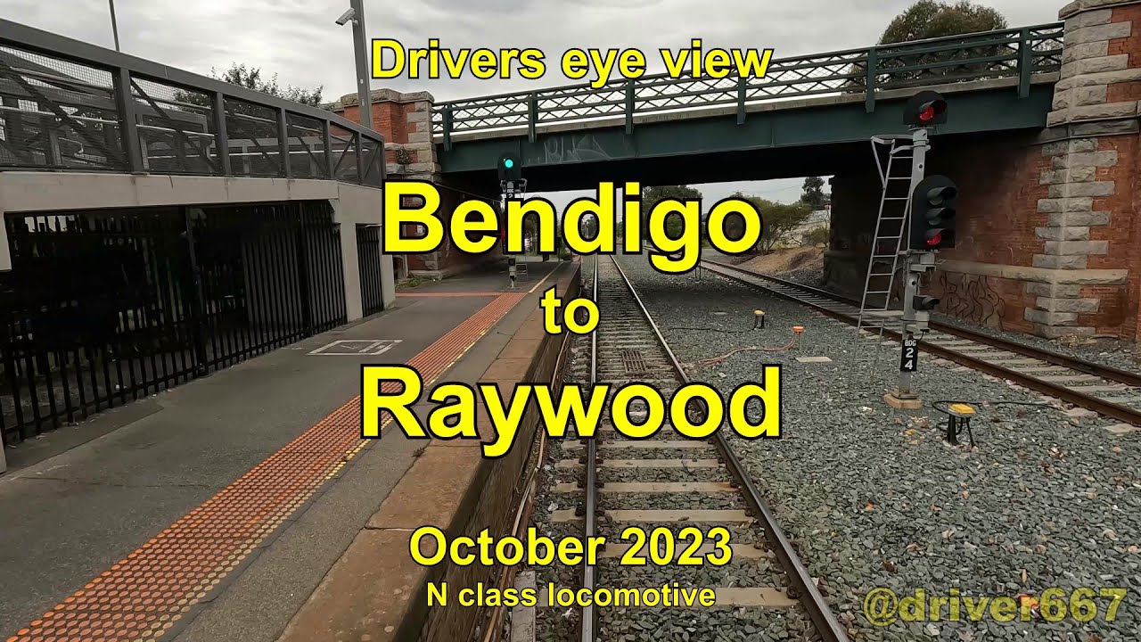 Drivers eye view, Bendigo to Raywood, Oct 2023