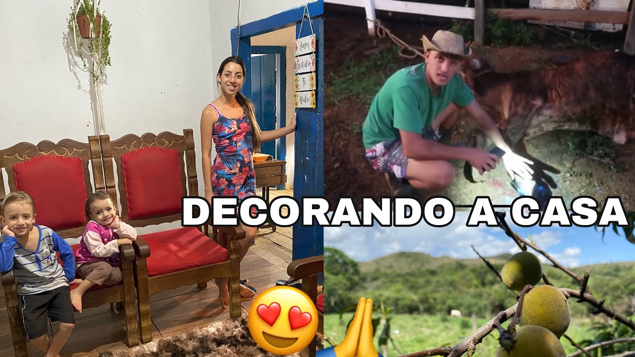 COMECEI A DECORAR MINHA CASA *24 HORAS COM A GENTE*