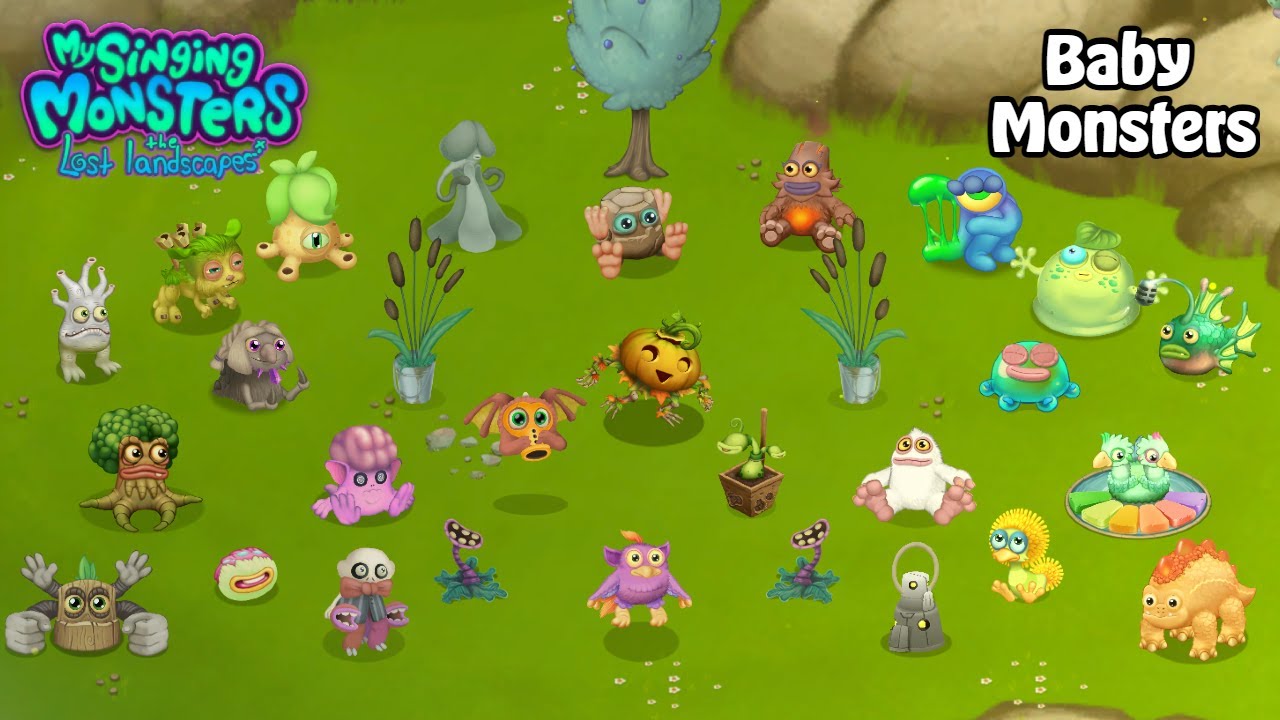 My Singing Monsters: The Lost Landscapes - All Baby Monster Animations