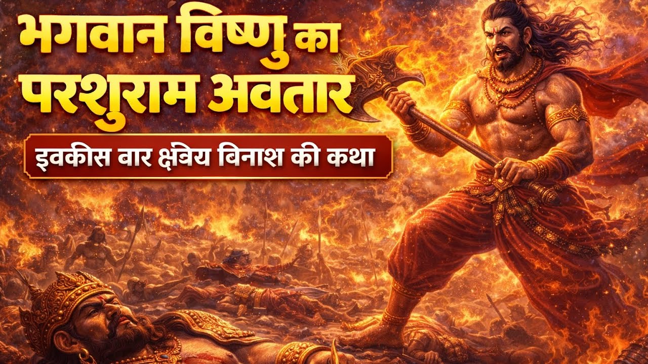 भगवान विष्णु का परशुराम अवतार | इक्कीस बार क्षत्रिय विनाश की पूरी कथा | Hindu Mythology Story