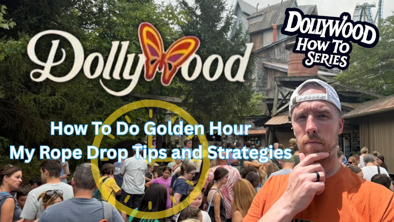 How To Series: Dollywood Rope Drop + Golden Hour Tips and Strategies 🎢 | 6 Coasters in 1 Hour!