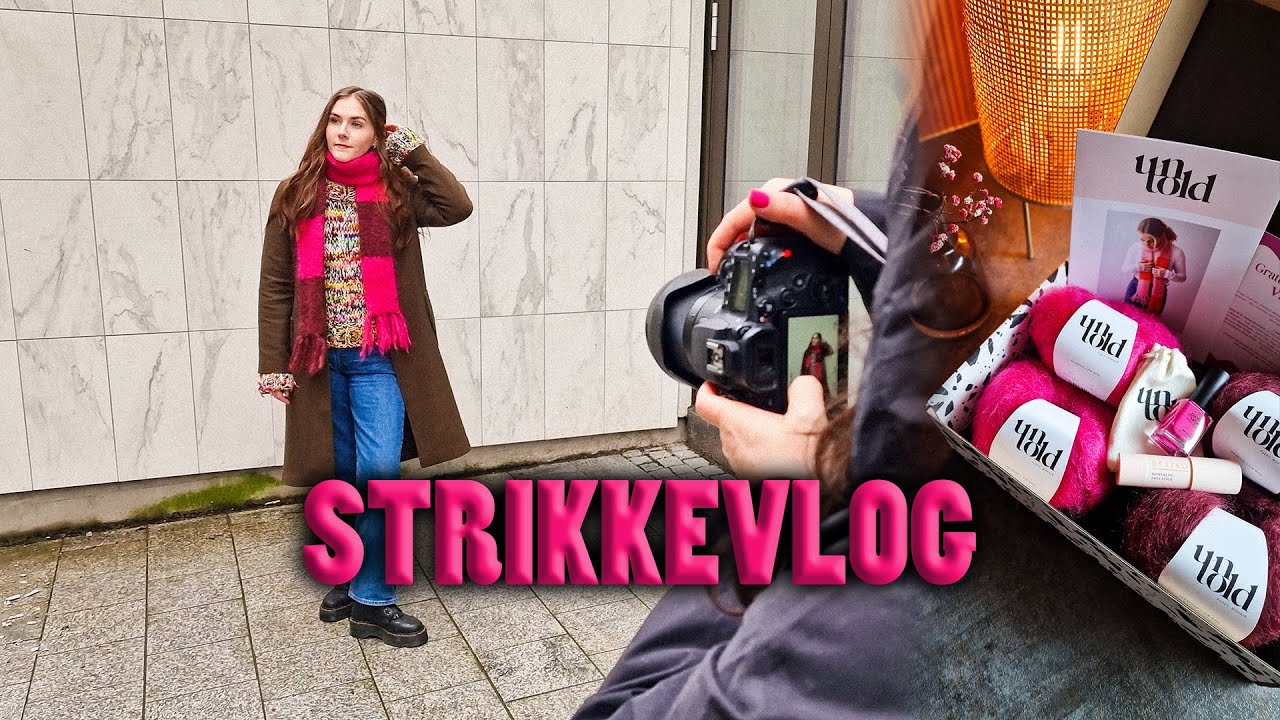 BYTUR & PHOTOSHOOT MED UNTOLD | STRIKKEVLOG #14