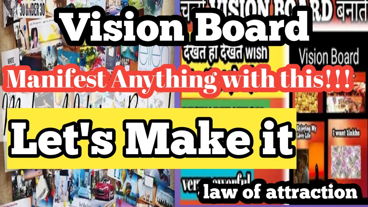 Vision Board| Most Powerful||manifest multiple wishes| 100% Result| Let's make it| LOA| Suman Sharma