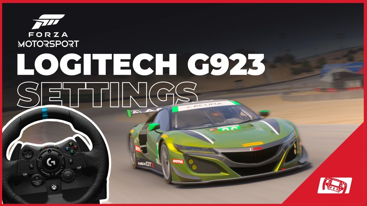 Forza Motorsport: Logitech G923 ЛУЧШИЕ настройки руля!