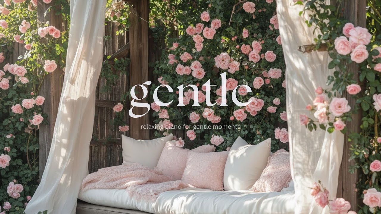 Where Everything Feels Gentle 🌸🤍 Relaxing Piano Music for Sleep, Study & Fresh Beginnings