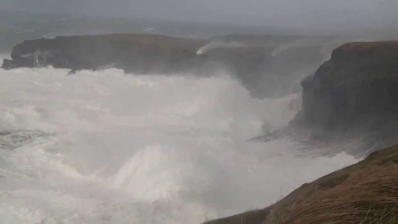Storm at Castle Point, Kilkee, Co. Clare, 26 th Jan 2014