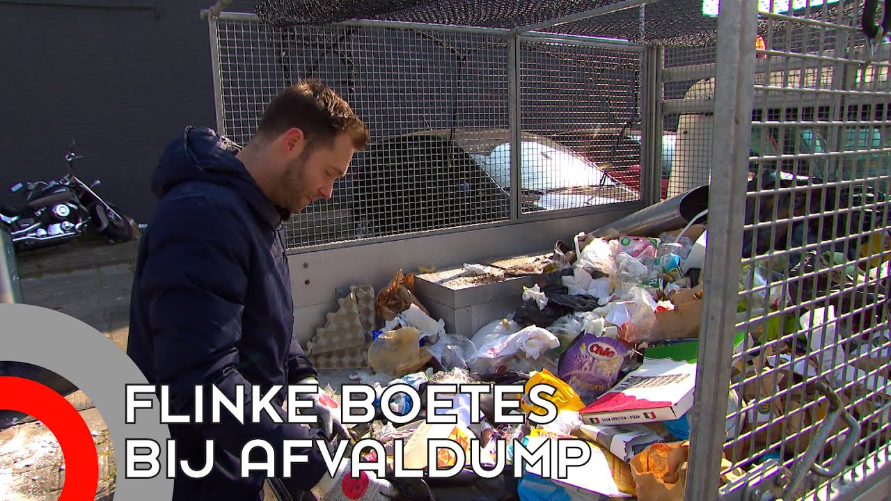 Afvaldumpers nu opgespoord: nu 125 euro boete