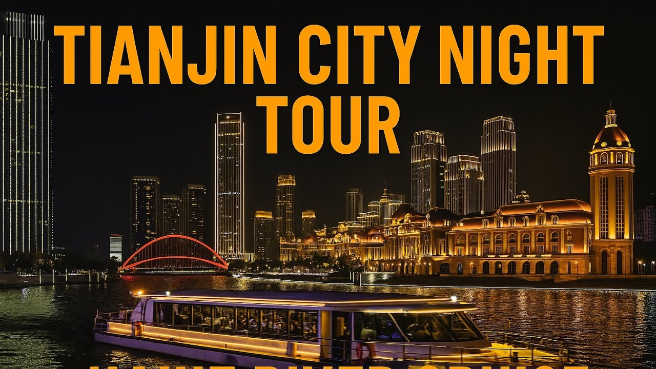 Magical Night in Tianjin | Haihe River Cruise |Tianjin Eye Adventure #china #tianjin #explorechina