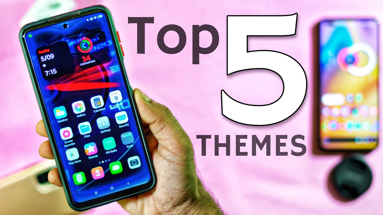 TOP 5 Awesome  MIUI 12 themes - May 2021 ⚡⚡| Starting May Top 5 MIUI 12 Cool themes