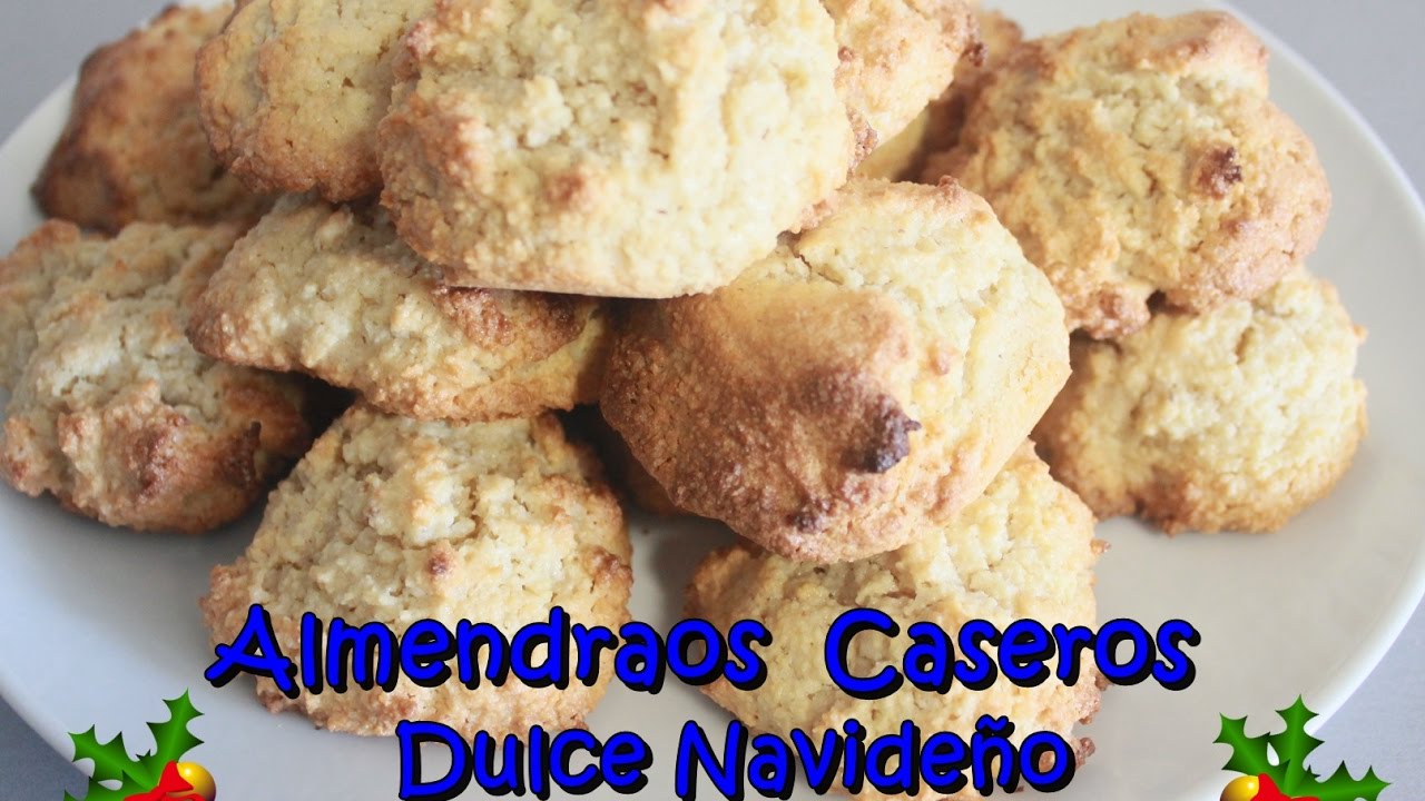Almendraos caseros.  RECETA DE NAVIDAD