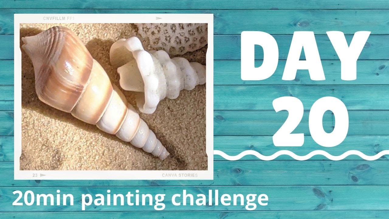 Day 20 - Watercolor painting challenge | REAL TIME