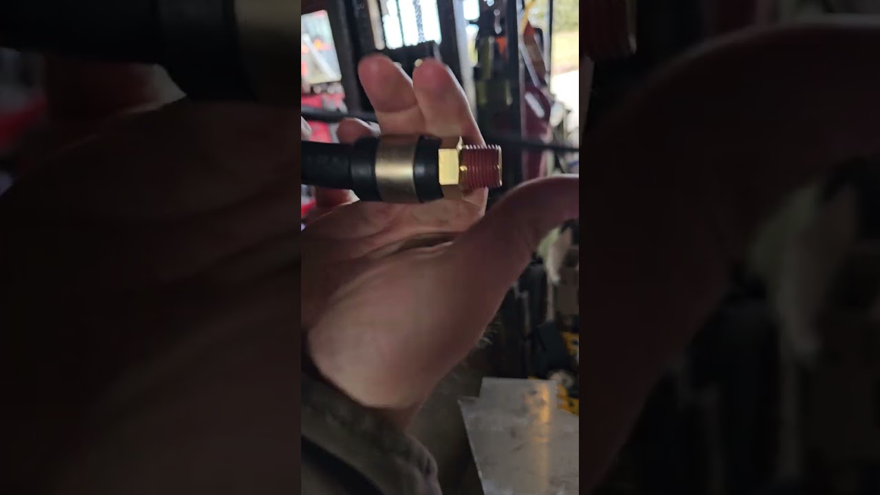 Brake hose repair end.