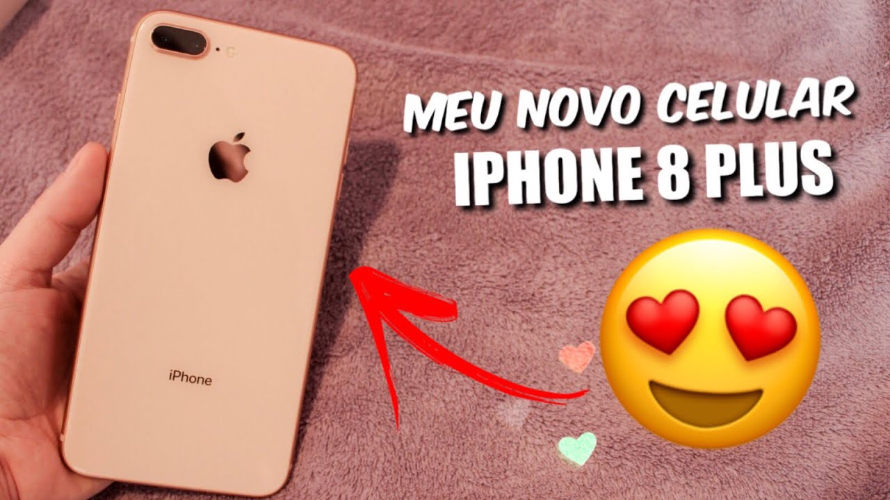 COMPREI UM IPHONE 8 PLUS (UNBOXING + PRIMEIRAS IMPRESSÕES)