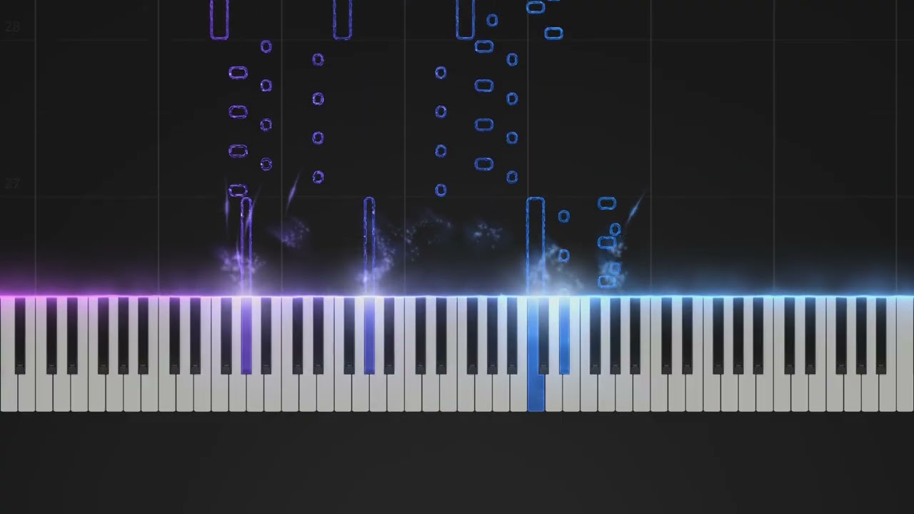 ''b1'' | piano roll/piano visualizer