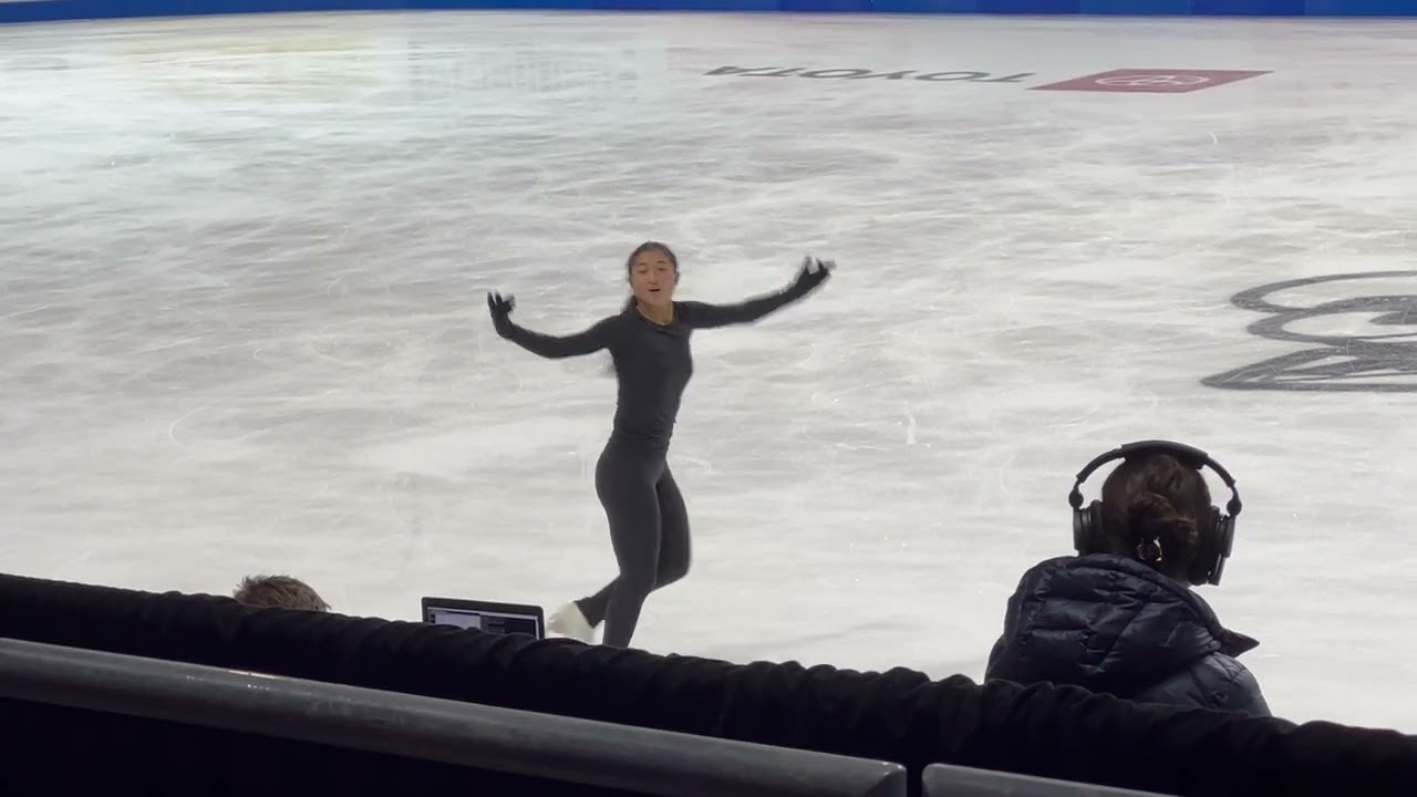 Kaori Sakamoto 2021 Skate America 1st day OP SP run through