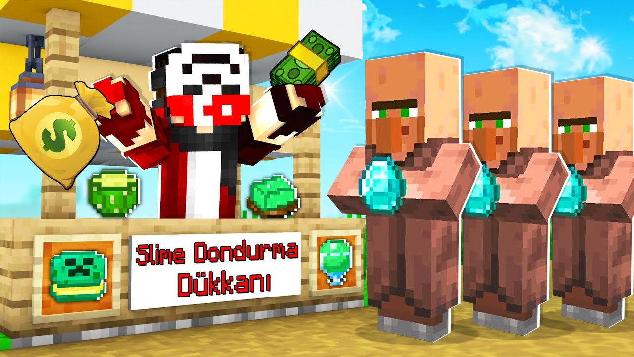 BalonCraft #740 - TERS MASKE SLİME DÜKKANI AÇTI !! - Minecraft