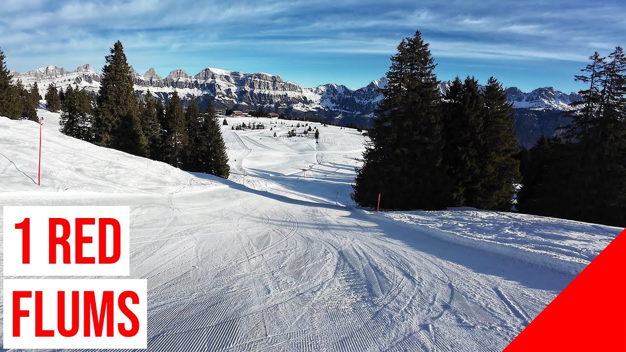 Flumserberg, 1 🔴 RED - ROT (Prodkamm - Prodalp) #1 🇨🇭