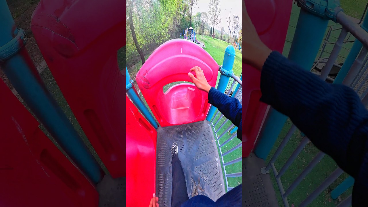 bella ciao playground parkour very fast sliding pov #10million